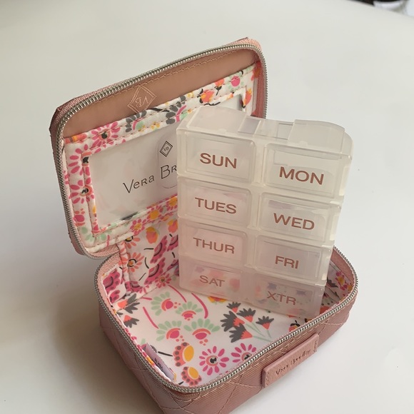 Vera Bradley Other - Iconic Travel Pill Case Rose Quartz Vera Bradley